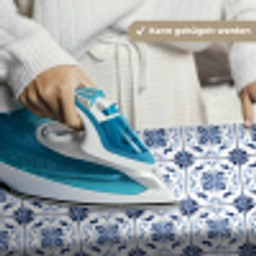 Patroon - Tegel - Blauw Wandkleed katoen klein 269 -tsfeer9_DE