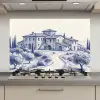 Rustiek - Landgoed - Blauw keuken achterwand spatscherm klein -3d_website