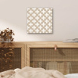 Patroon - Symmetrisch - Beige aluminium wit klein 46 -sfeer3