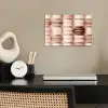 Macarons - Beige - Bruin poster papier klein -sfeer1