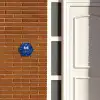 Blauwe rozen - Modern Naambord Hexagon klein -sfeer3-hexagon-XS