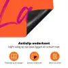 Oh la la - Oranje - Roze - Grafisch Inductie beschermer vinyl 3mm klein -zzzzzzz-td-onderkant