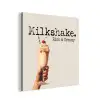 Milkshake - Kers - Rietje aluminium wit klein -3d