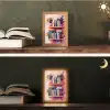 Planken - Boeken - Bladeren Light Box met kabel (Tafellamp) klein -sfeer3