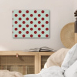 Polka - Dots - Rood PET vilt klein 837 -sfeer3