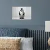 Pinguïn - WC rol - Wit poster papier klein -sfeer2
