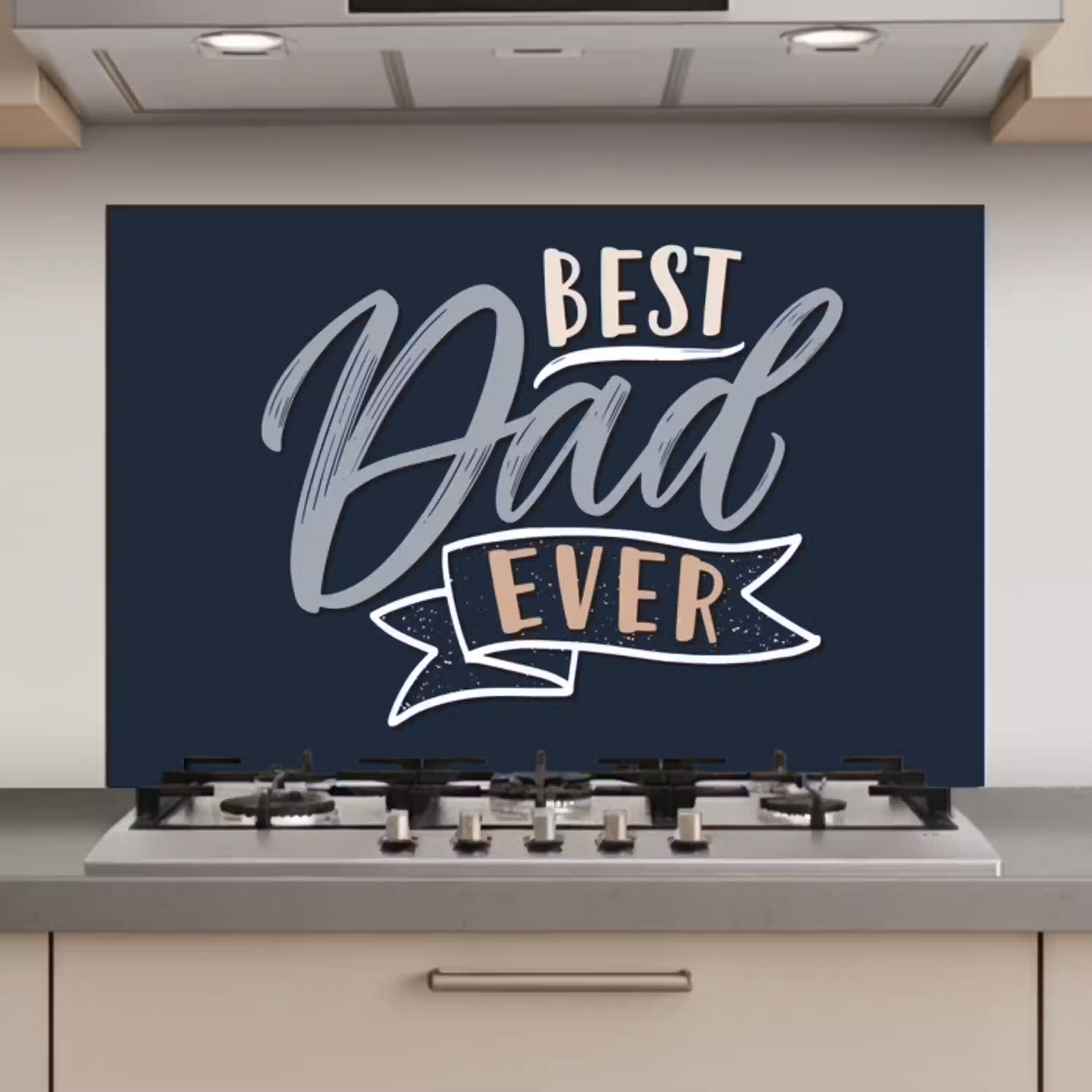 Quotes - Papa - Best dad ever - Spreuken keuken achterwand spatscherm klein -3d_website