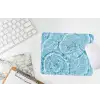 Water - Blauw - bubbels muismat rubber klein -witbureau