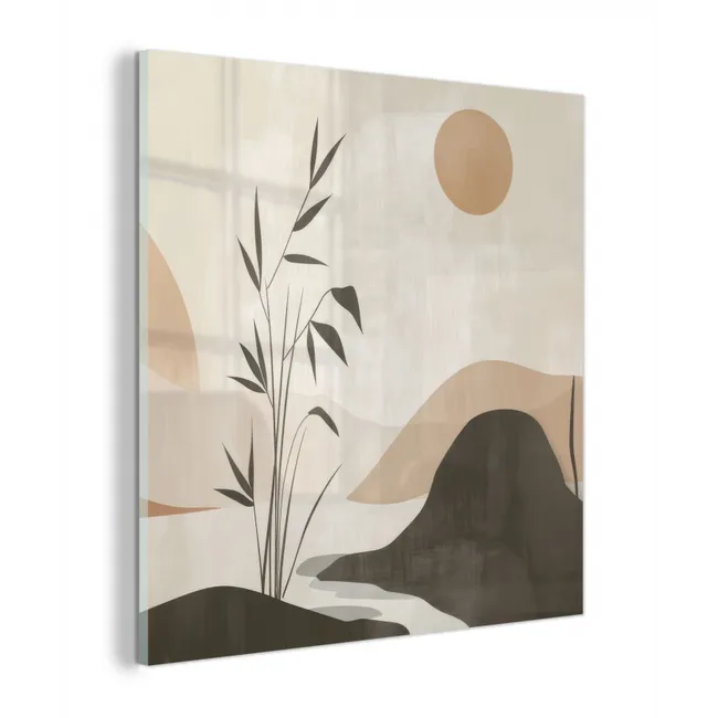 Japandi - Landschap - Beige plexiglas 5mm klein -z3d