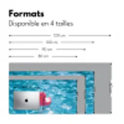 Badeend - Dobberend - Roze Muismat XXL klein -zsfeer5_frans