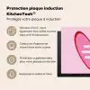 Quote - Moeder - Roze Inductie beschermer vinyl 3mm middel -zzzzzzusp-haakje_FR