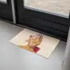 Illustratie - Mascara - Vrouw - Geel Deurmat klein -sfeer2