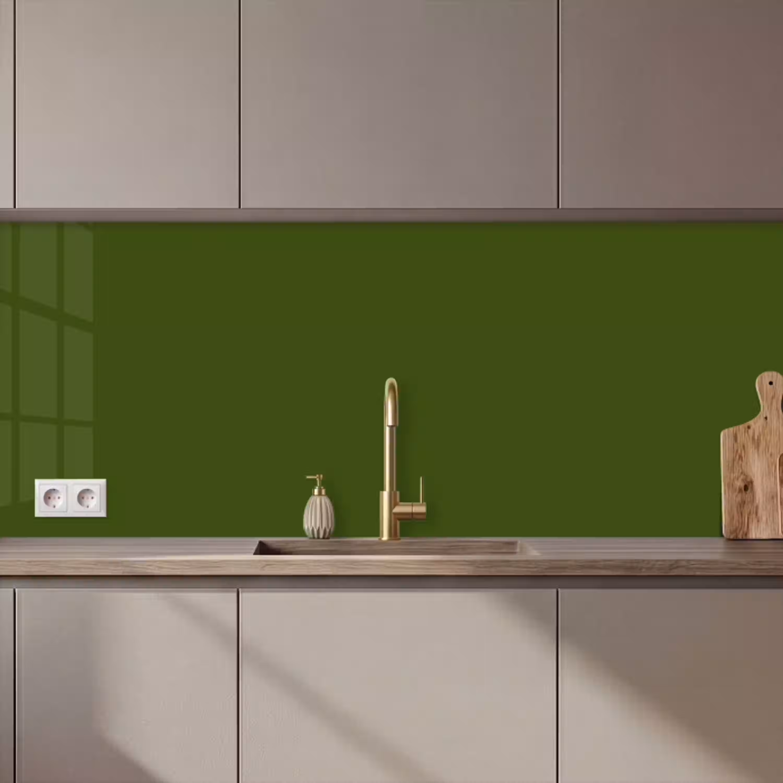 Olive - Drab - Groen keuken achterwand 2 middel 871 zz_3dshopping