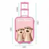 Glimlach - Otters - Roze - Illustratie Kinderkoffer - Roze klein -productfoto_formaten