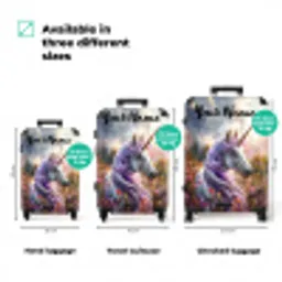 Lavendel lentehoorn NBS - Handbagage koffer - Kinderen Unisex middel zzzzzzVergelijking_3EN