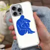 Lichaam - Abstract - Blauw Hoesje iPhone 16 Pro Max met koord klein -sfeer3