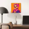 Kimono - Hondje - Bloemenkroon - Oranje aluminium wit klein -sfeer5
