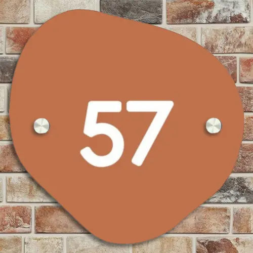 Terracotta - Traditioneel Naambord Organisch middel -sfeer10