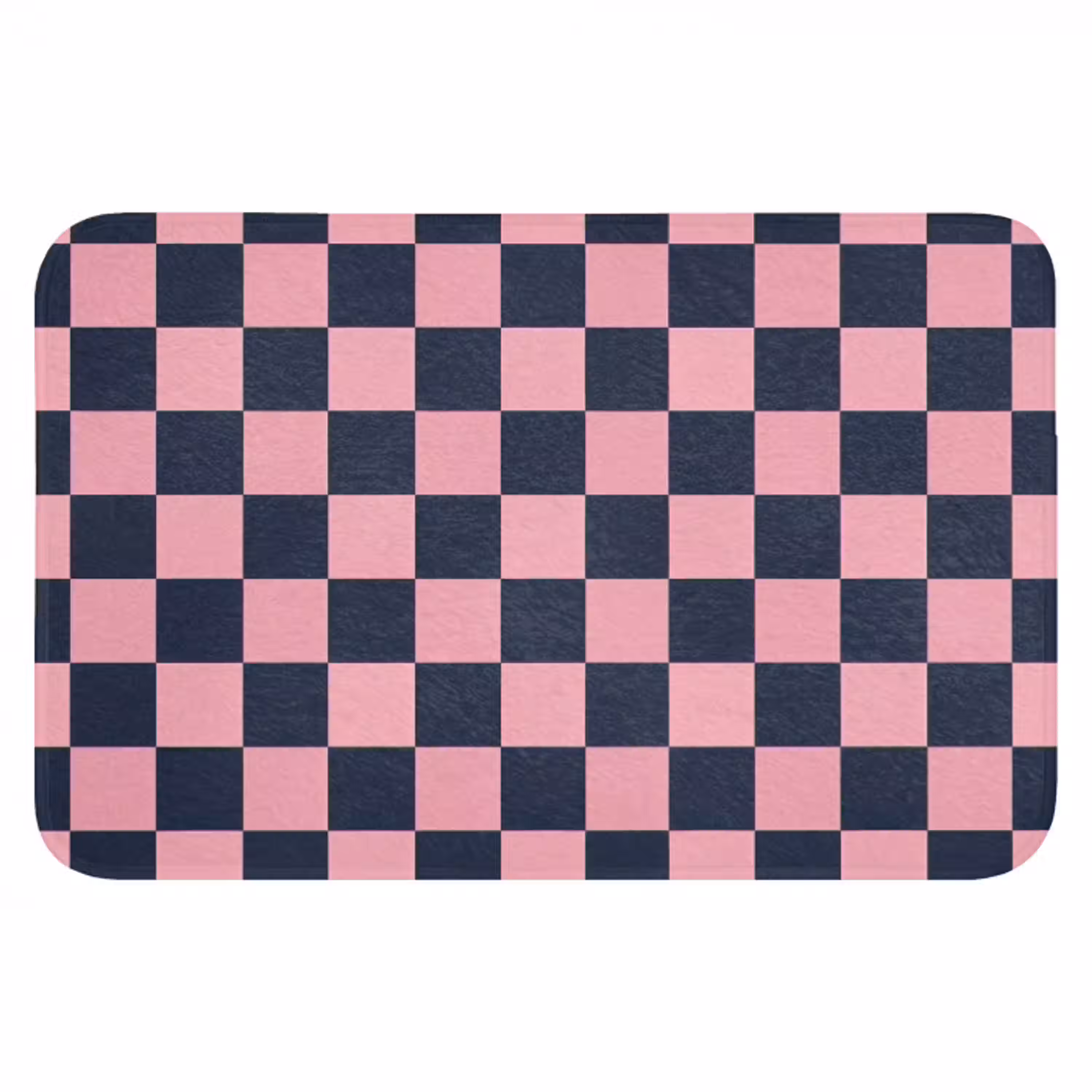 Traditioneel - Patroon - Blauw - Roze Badmat klein 997 -3d