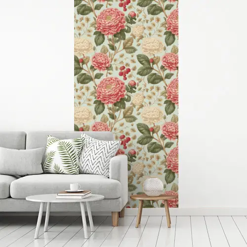 Klassiek - Botanisch - Veelkleurig fotobehang vinyl groot 64 -woonkamer