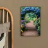Doorkijk - Bloemen - Hortensia - Pad canvas 2cm klein -sfeer3