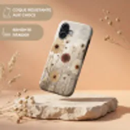 Wilde bloemen - Botanisch - Vintage - Natuur - Rustiek Toughcase MagSafe Apple iPhone 17 klein -USP_RandenV_FR