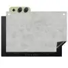 Beton - Grijs - Industrieel - Patroon Inductie beschemer met haakjes klein 777 -3d