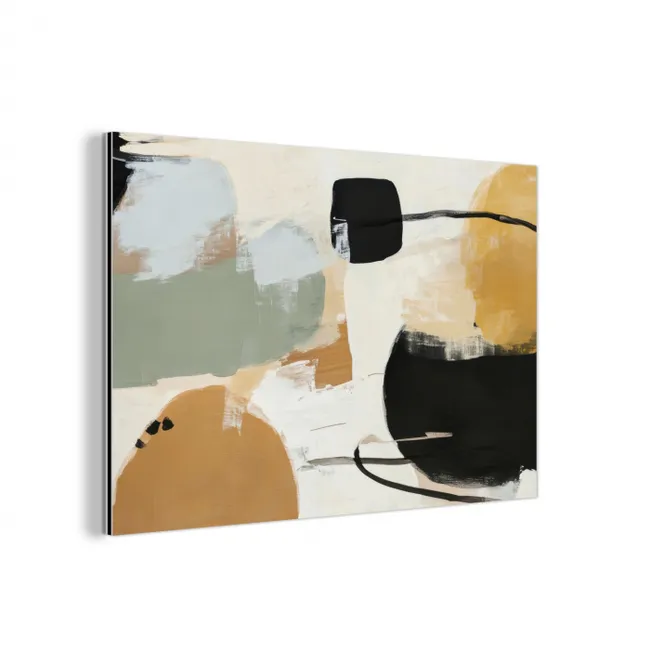 Paint - Abstract - Kleuren aluminium wit klein -3d