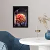 Bloemen - Chrysant - Macro - Planten fotolijst zwart zonder passe partout klein -sfeer4
