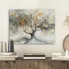 Boom - Modern - Abstract - Goud - Zwart - Wit PET vilt klein -sfeer1