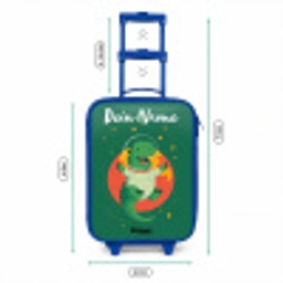 Dino - Planeet - Sterren - Groen Kinderkoffer - Blauw klein -productfoto_formaten