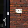 Abstracte vormen - Modern Naambord Rechthoek middel -sfeer1-rechthoek-S
