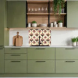 Waaier - Motief - Kleurrijk keuken achterwand 2 middel 865 -sfeer3