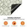 Krulornament - Tegel - Groen Inductie beschermer vinyl 3mm klein 276 -zzzzzzz-td-onderkant