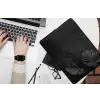 Zwart - Blad - Monstera laptophoes neopreen klein -bureau