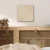 Parallelle lijnen - Lichte textuur - Beige aluminium wit klein -sfeer3