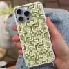 Modern - Grafisch - Groen Hoesje iPhone 16 Pro Max met koord klein 804 -sfeer3