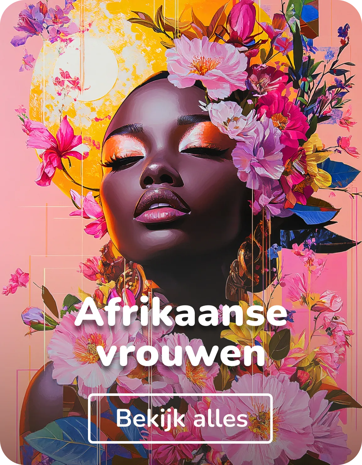 Canvas schilderijen Afrikaanse vrouwen
