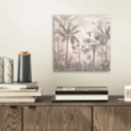 Jungle - Banenboom - Kolibrie - Beige aluminium wit klein -sfeer1