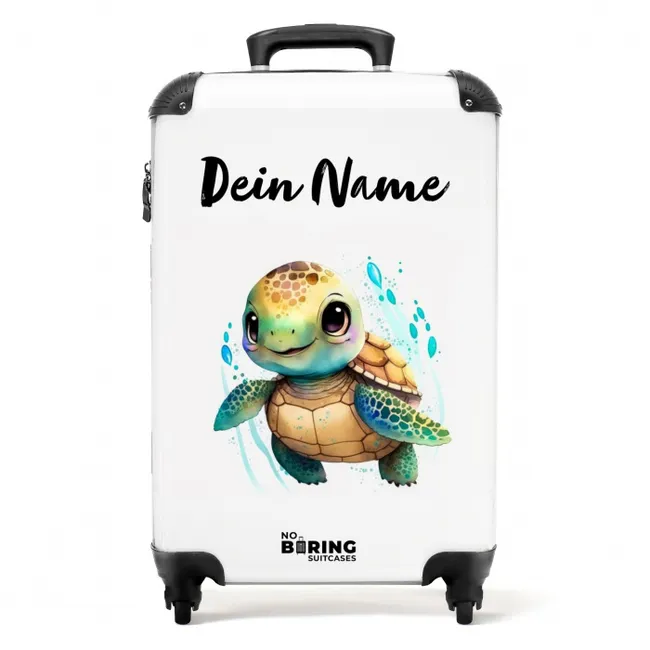 Koffer mit Name – Ziggy Meeresschildkröte