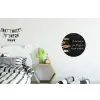 Ik gooi dingen in de pan en duim - Keuken - Quotes - Spreuken - Humor Wandcirkel aluminium klein -kinderkamer
