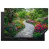 Park - Bloemen - Tuin Inductie beschermer vinyl 3mm klein -3d