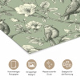 Klassiek - Botanisch - Groen poster papier klein 62 -tcloseup_DE