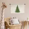 Kerstboom - Groen - Kerstmis - Feestdagen Wandkleed katoen klein -wsfeer5_kind