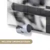 Springen - Paard - Zwart - Wit plexiglas 5mm klein -zzsysteem_NL