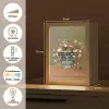 Bloem - Quote - Vintage - Art Light Box met kabel (Tafellamp) klein -USP_NL