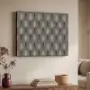Waaierstralen - Goud - Antraciet Textielframe - compleet frame klein 947 -sfeer3