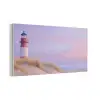 Vuurtoren - Duinen - Zonsondergang PET vilt middel -3d