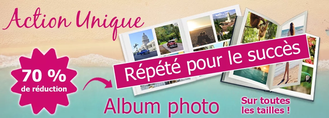 Action unique, répété pour le succés. Album photo, sur toutes les tailles !