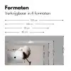 Katoenbol - Minimalistisch - Wit Muismat XXL klein -sfeer5
